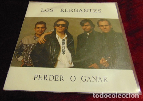 Discos de vinilo: LOS ELEGANTES - PERDER O GANAR - SINGLE 1989 - Foto 1