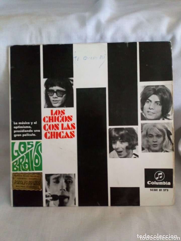 Discos de vinilo: Los Bravos te quiero as&iacute; single - Foto 1
