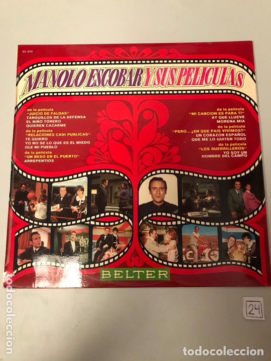Discos de vinilo: Manolo escobar y sus pel&iacute;cula - Foto 1