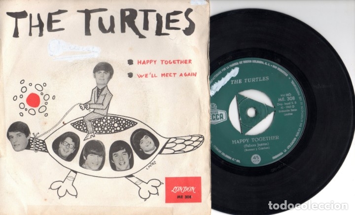 Discos de vinilo: Turtles - Happy together / Well meet again - Foto 1