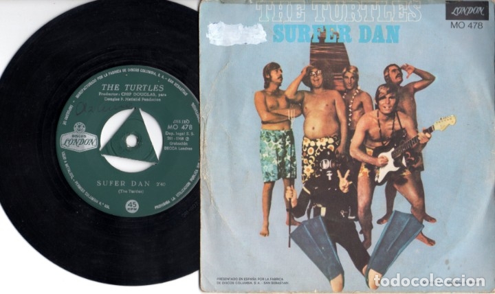 Discos de vinilo: Turtles - Eleonore / Surfer Dan - Foto 2