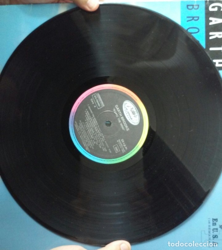 Discos de vinilo: LP GARTH BROOKS, ROPIN THE WIND, 1992 - Foto 3