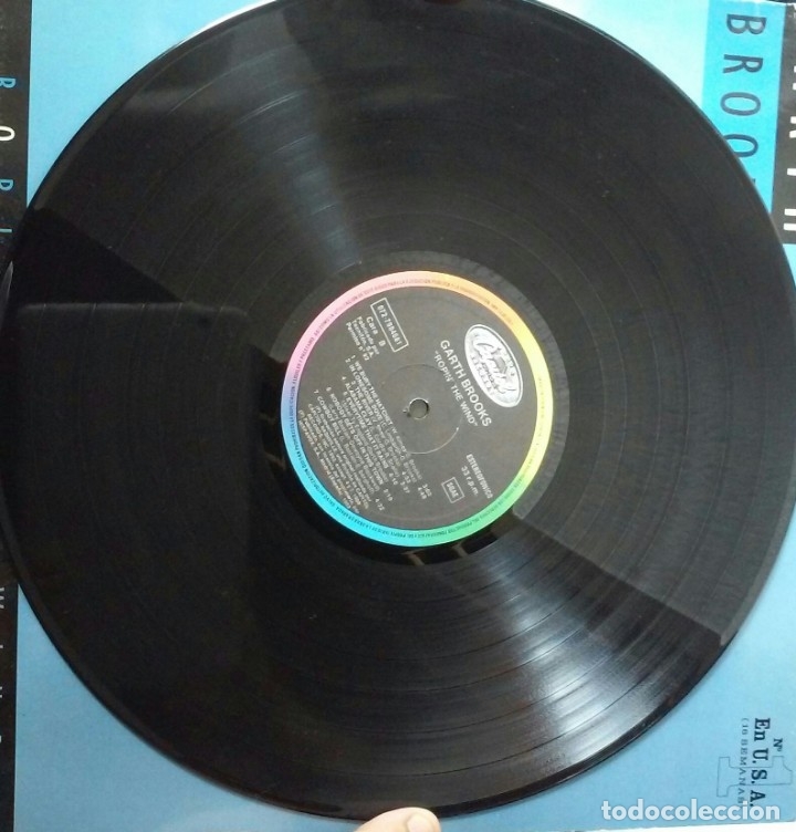 Discos de vinilo: LP GARTH BROOKS, ROPIN THE WIND, 1992 - Foto 4