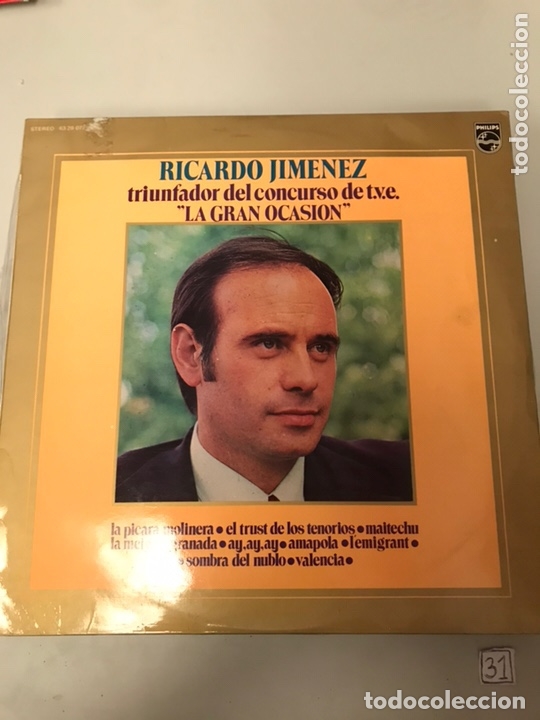 Discos de vinilo: RICARDO JIM&Eacute;NEZ - Foto 1