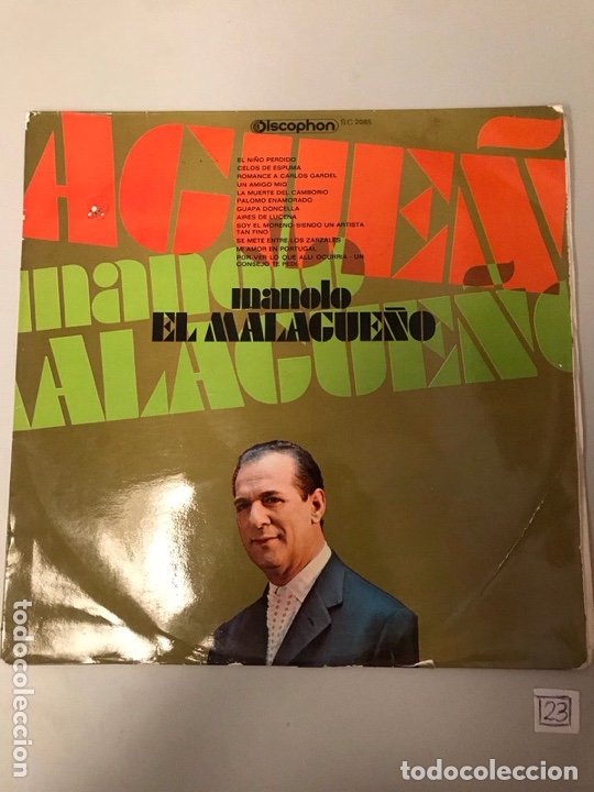 Discos de vinilo: Manolo el malague&ntilde;o - Foto 1
