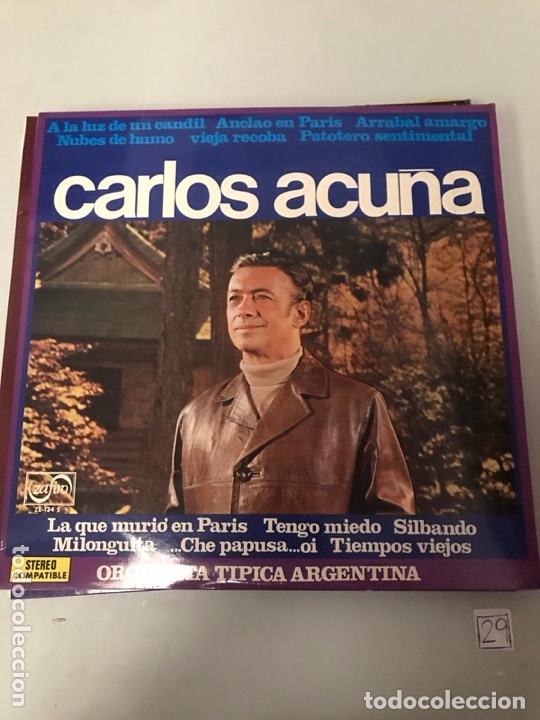 Discos de vinilo: Carlos Acu&ntilde;a - Foto 1