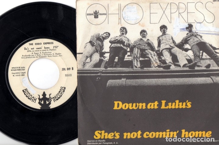 Discos de vinilo: Ohio Express - Down at Lulus / Shes not comin home - Foto 2