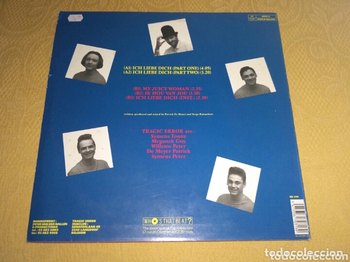 Discos de vinilo: Tragic Error - Ich Liebe Dich - Foto 2