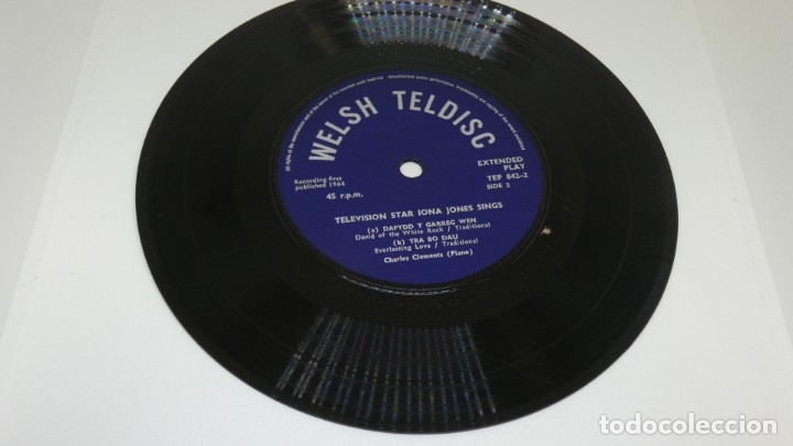 Discos de vinilo: DISCO SINGLE VINILO JONA JONES SINGS . - Foto 3