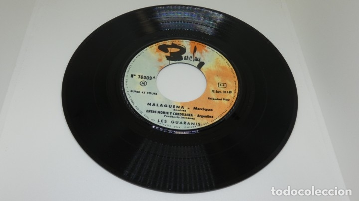 Discos de vinilo: DISCO SINGLE VINILO MALAGUE&Ntilde;A . LES GUARANIS . - Foto 3