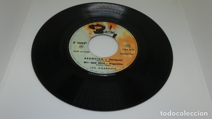 Discos de vinilo: DISCO SINGLE VINILO MALAGUE&Ntilde;A . LES GUARANIS . - Foto 4