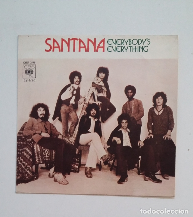Discos de vinilo: SANTANA. - Everybodys everything. SINGLE. TDKDS14 - Foto 1