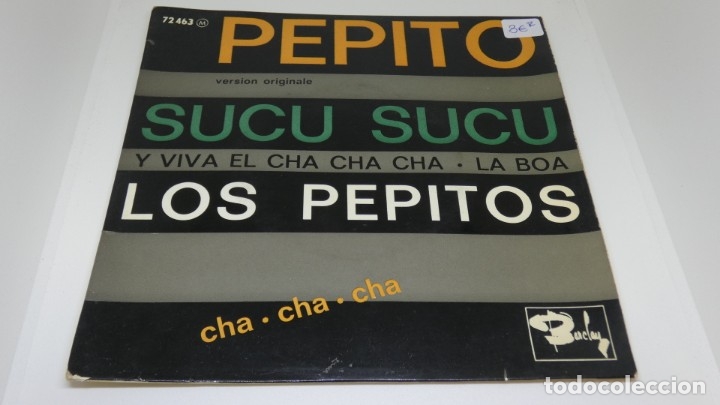 Discos de vinilo: DISCO SINGLE VINILO . PEPITO . SUCU SUCU . LOS PEPITOS . - Foto 1