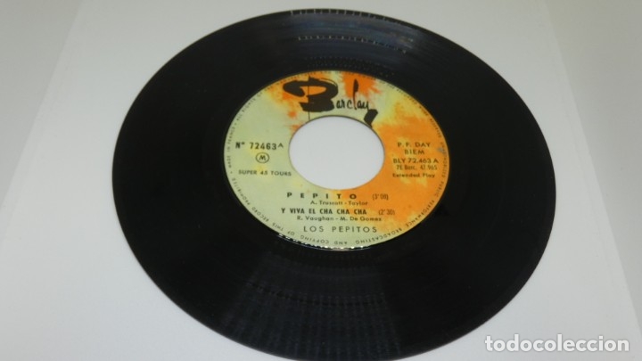 Discos de vinilo: DISCO SINGLE VINILO . PEPITO . SUCU SUCU . LOS PEPITOS . - Foto 3