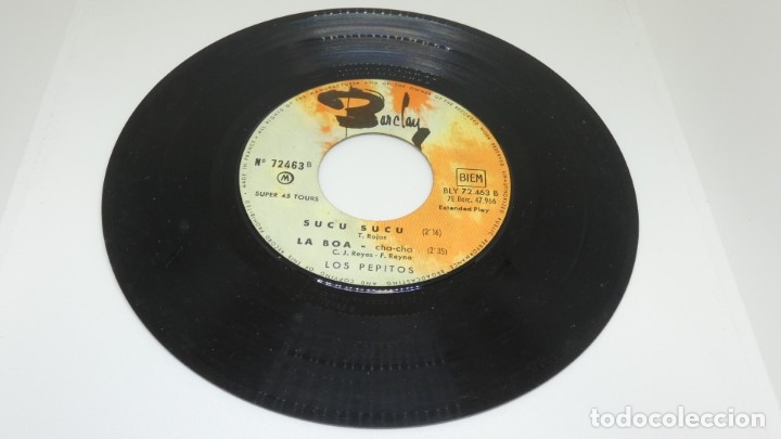 Discos de vinilo: DISCO SINGLE VINILO . PEPITO . SUCU SUCU . LOS PEPITOS . - Foto 4