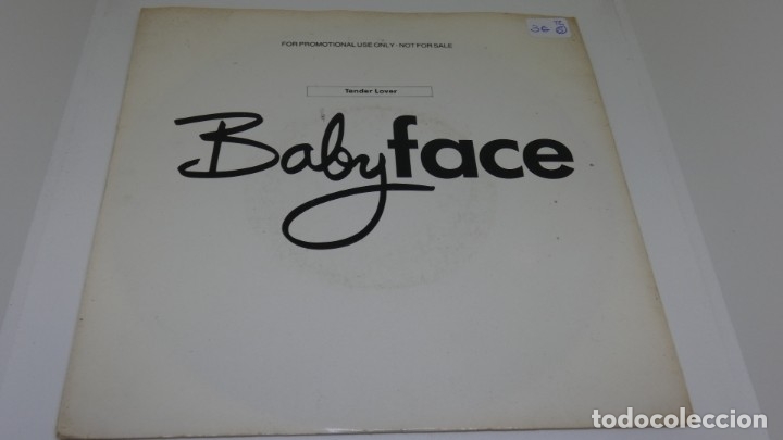 Discos de vinilo: DISCO SINGLE VINILO BABY FACE . TENDER LOVER . - Foto 1
