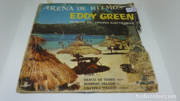 Discos de vinilo: DISCO SINGLE VINILO . ARENA DE RITMOS . EDDY GREEN . - Foto 1