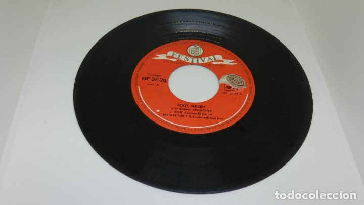 Discos de vinilo: DISCO SINGLE VINILO . ARENA DE RITMOS . EDDY GREEN . - Foto 3