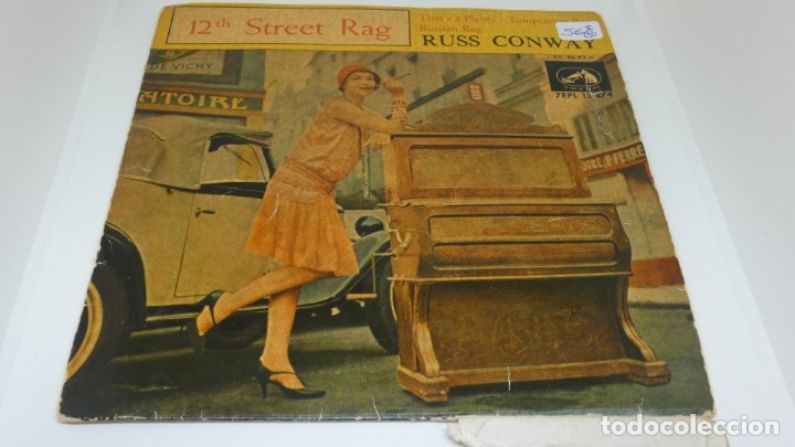 Disques de vinyle: DISCO SINGLE VINILO 12TH STREET RAG . RUSS CONWAY