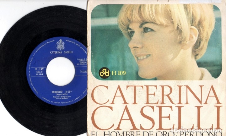 Discos de vinilo: Caterina Caselli: Luomo doro / Perdono. - Foto 2