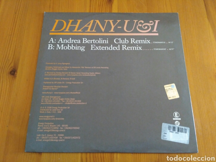 Discos de vinilo: Dhany - U & I - Foto 2