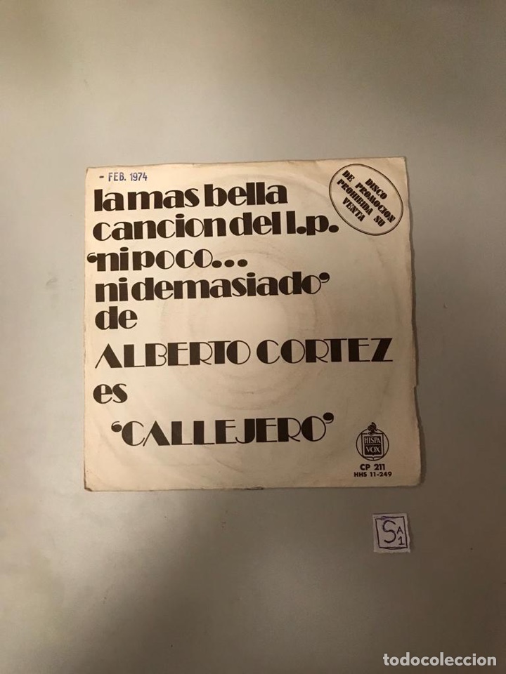 Discos de vinilo: Alberto cortes - Foto 1
