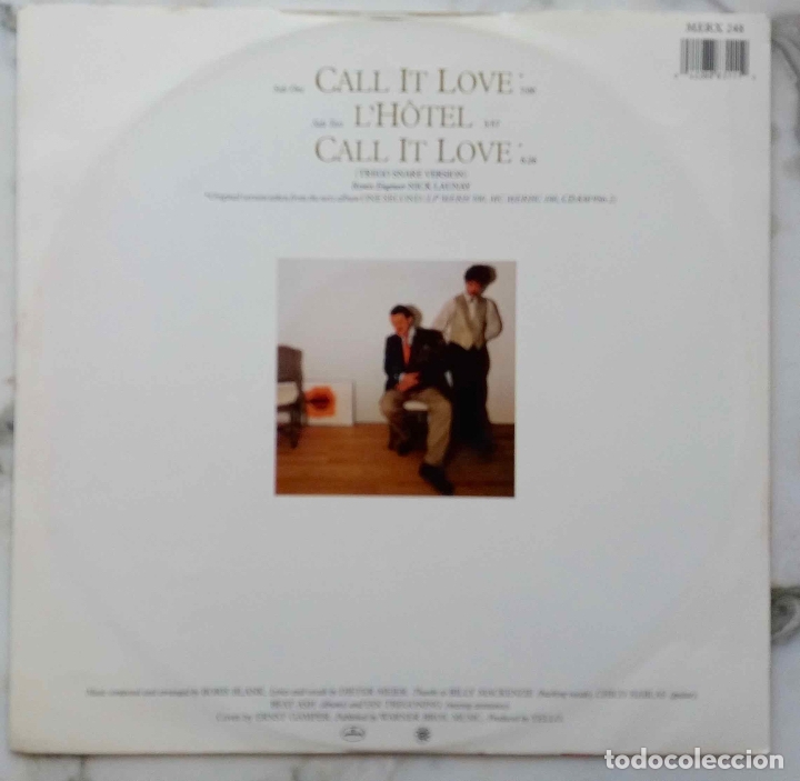 Discos de vinilo: YELLO, CALL IT LOVE. MAXI SINGLE UK 3 TEMAS - Foto 2