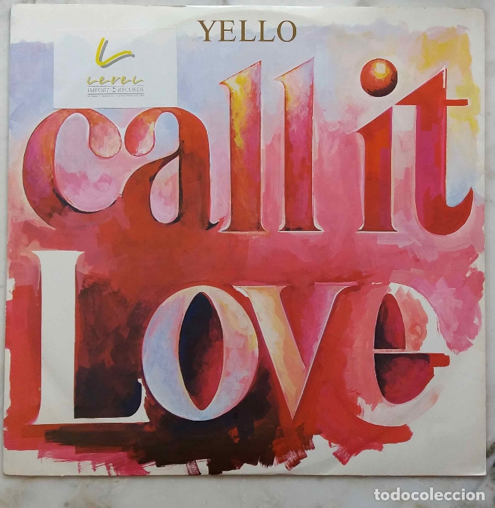 Discos de vinilo: YELLO, CALL IT LOVE. MAXI SINGLE UK 3 TEMAS - Foto 1