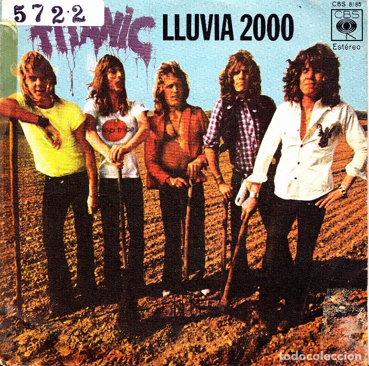 Discos de vinilo: TITANIC - LLUVIA 2000 + RUBIA SINGLE 1972 - Foto 1