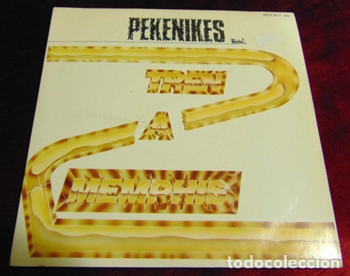 Discos de vinilo: PEKENIKES - TREN A MEMPHIS - SINGLE 1986 - Foto 3