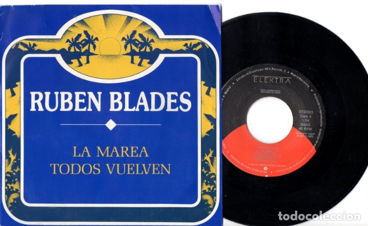 Discos de vinilo: Ruben Blades: La marea - Todos vuelven - Foto 1