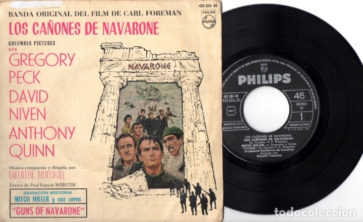 Discos de vinilo: Los ca&ntilde;ones de Navarone. - Foto 1