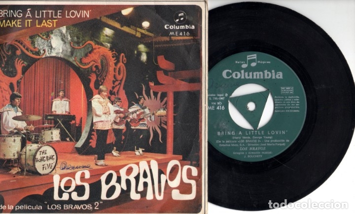 Discos de vinilo: Los Bravos: Bring a little lovin - Make it last - Foto 1