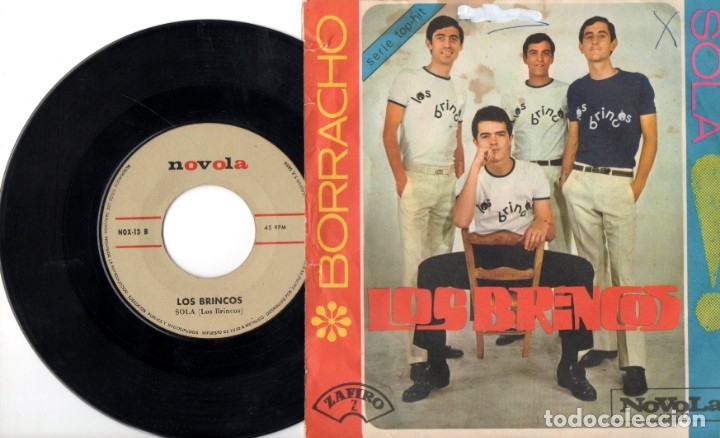 Discos de vinilo: Los Brincos: Borracho - Sola - Foto 2