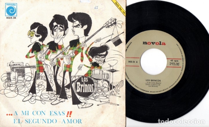 Discos de vinilo: Los Brincos: A mi con esas !! - El segundo amor - Foto 1