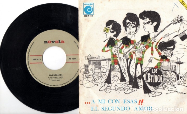 Discos de vinilo: Los Brincos: A mi con esas !! - El segundo amor - Foto 2