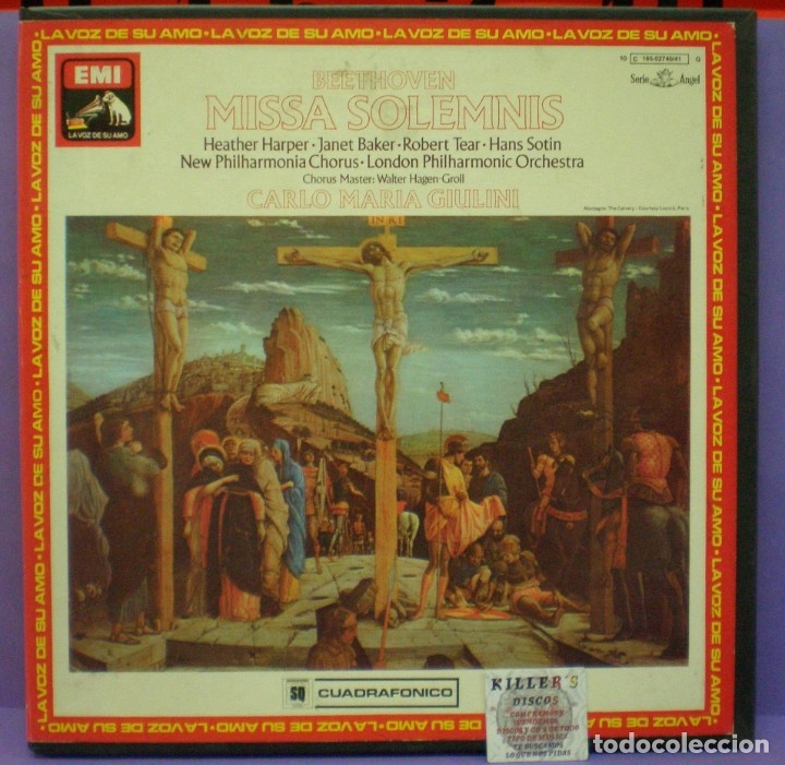 Discos de vinilo: Beethoven - Missa Solemnis - Giulini - 2xLPs - Foto 1