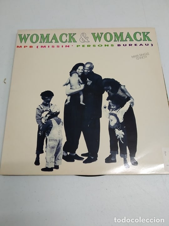 Discos de vinilo: Womack & Womack &lrm;&ndash; MPB (Missin Persons Bureau) - Foto 1