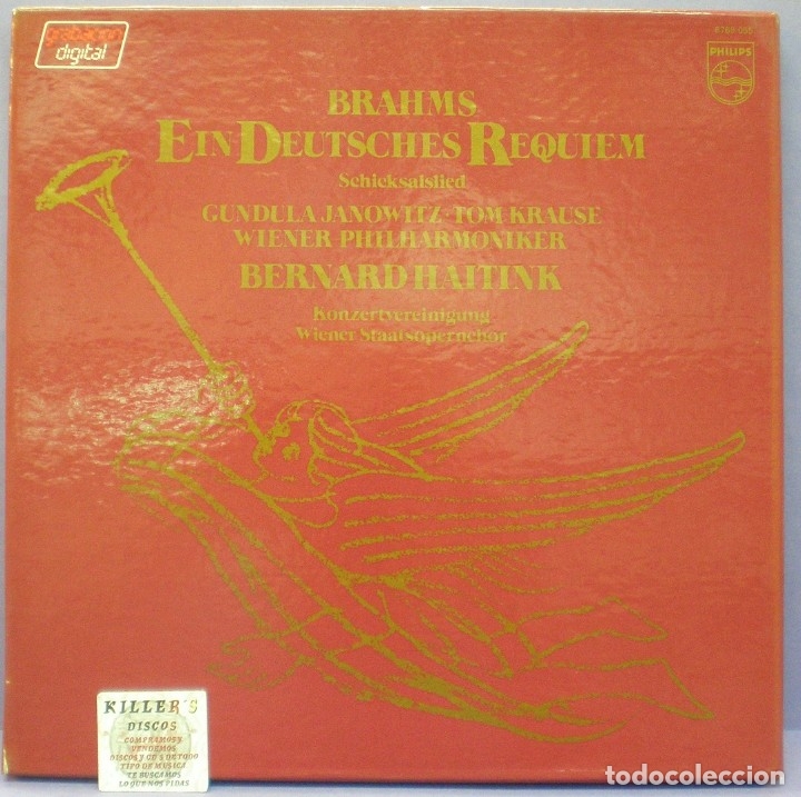 Discos de vinilo: Brahms - Ein Deutsches Requiem - Haitink - 2xLPs - Foto 1