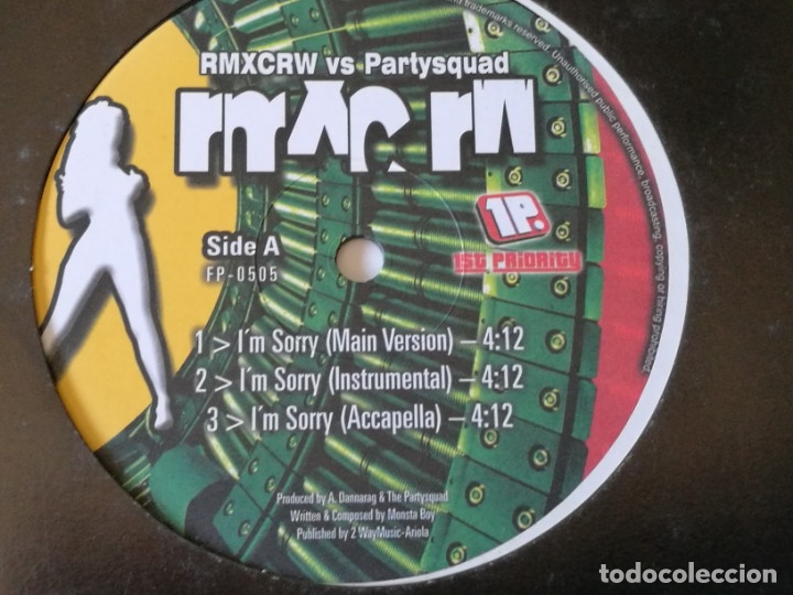 Discos de vinilo: Rmxcrw Vs Partysquad - Rmxcrw - Foto 1