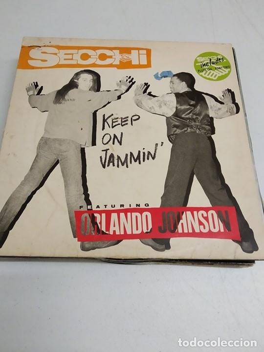Discos de vinilo: Secchi Featuring Orlando Johnson &lrm;&ndash; Keep On Jammin - Foto 1