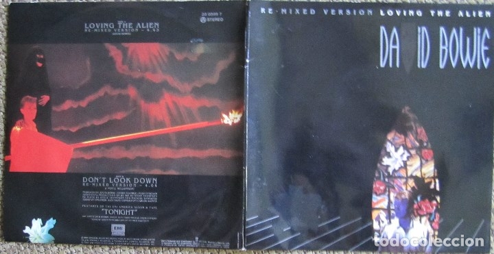 Discos de vinilo: DAVID BOWIE: LOVING THE ALIEN (RE-MIXED VERSION) / DON&acute;T LOOK DOWN (RE-MIXED VERSION) - Foto 2