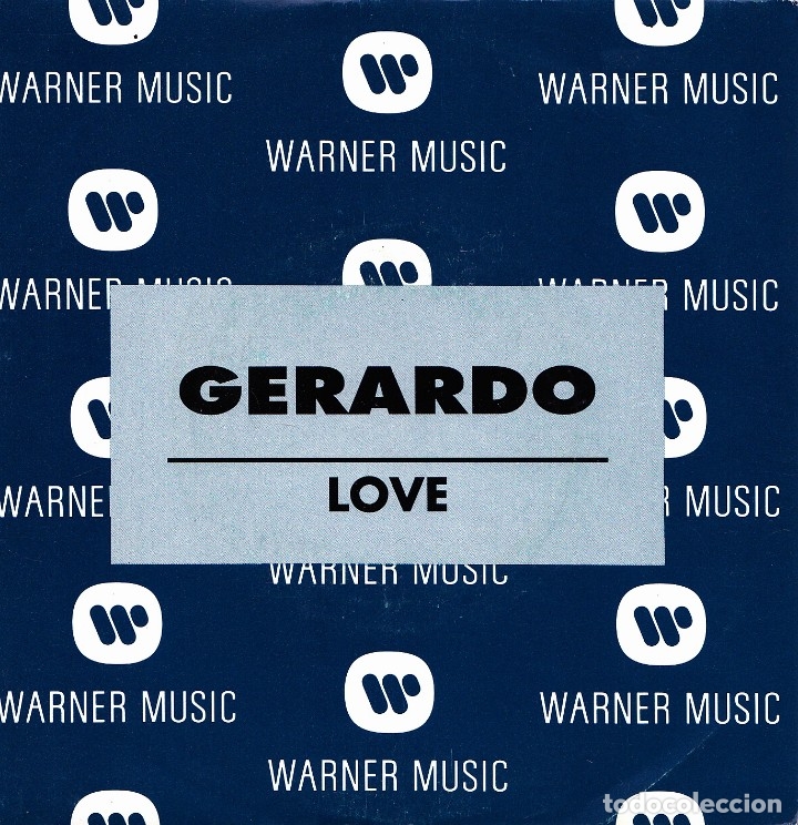 Discos de vinilo: GERARDO - LOVE SINGLE PROMO SPAIN 1992 - Foto 1