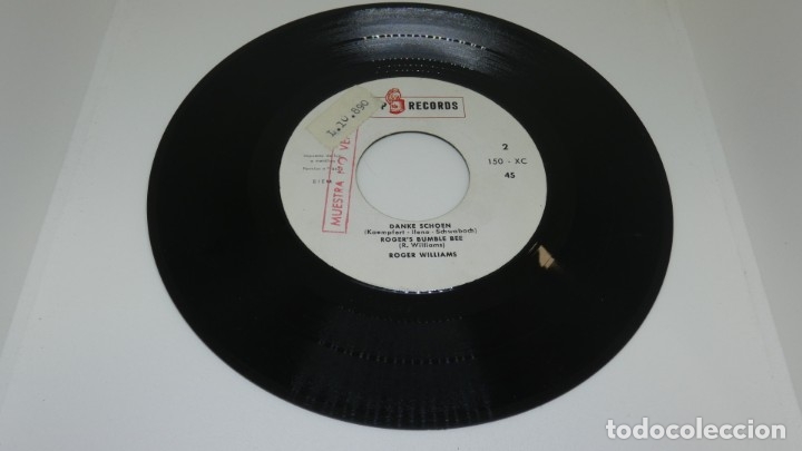 Discos de vinilo: DISCO SINGLE VINILO ROGER WILLIAMS . - Foto 3