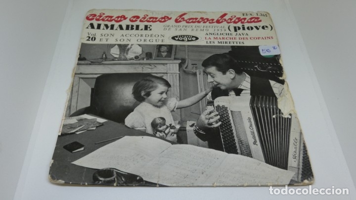 Discos de vinilo: DISCO SINGLE VINILO . CIAO CIAO BAMBINA . AIMABLE . - Foto 1
