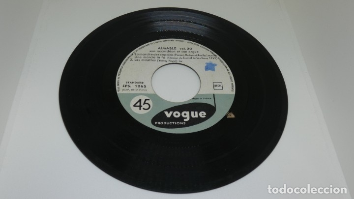 Discos de vinilo: DISCO SINGLE VINILO . CIAO CIAO BAMBINA . AIMABLE . - Foto 3