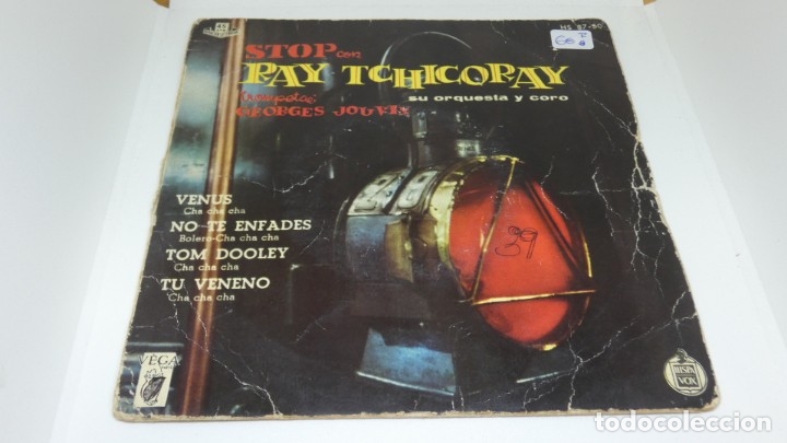 Discos de vinilo: DISCO SINGLE VINILO . STOP CON RAY TCHICORAY . SU ORQUESTRA Y CORO - Foto 1
