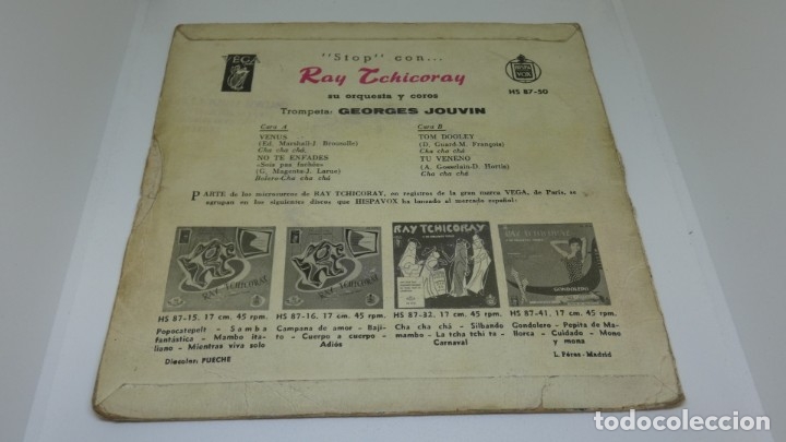 Discos de vinilo: DISCO SINGLE VINILO . STOP CON RAY TCHICORAY . SU ORQUESTRA Y CORO - Foto 2