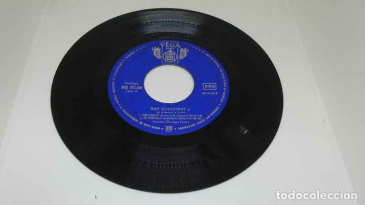 Discos de vinilo: DISCO SINGLE VINILO . STOP CON RAY TCHICORAY . SU ORQUESTRA Y CORO - Foto 4
