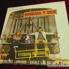 Discos de vinilo: BARBARA Y DICK - EL FUNERAL DEL LABRADOR - SINGLE 1967